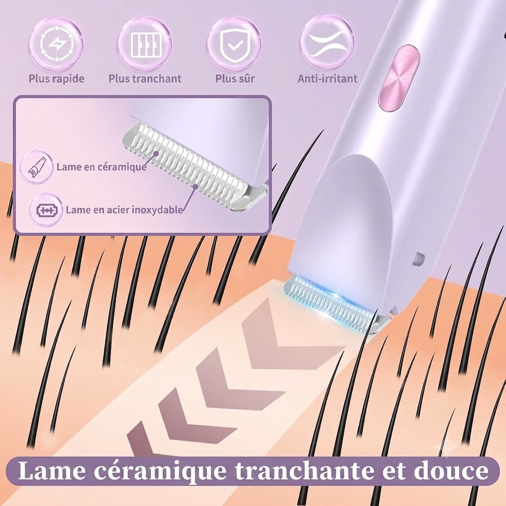 BELUNIA PRO — Rasoir Électrique Douceur & Précision